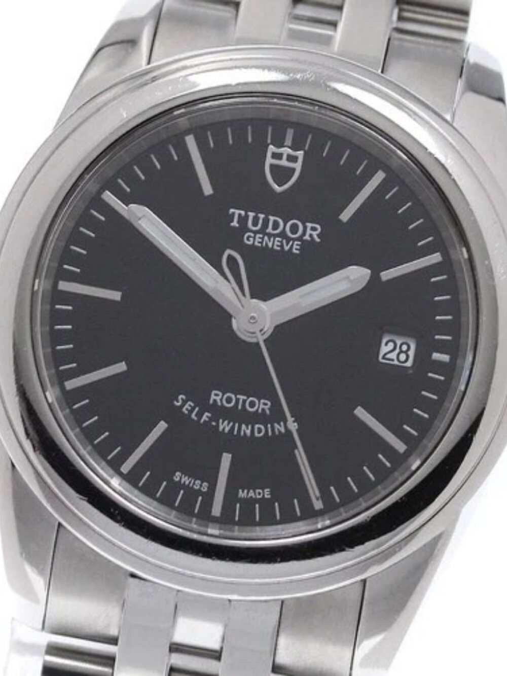 TUDOR Glamour 51000 Date black Dial Automatic Ladies Watch_957905